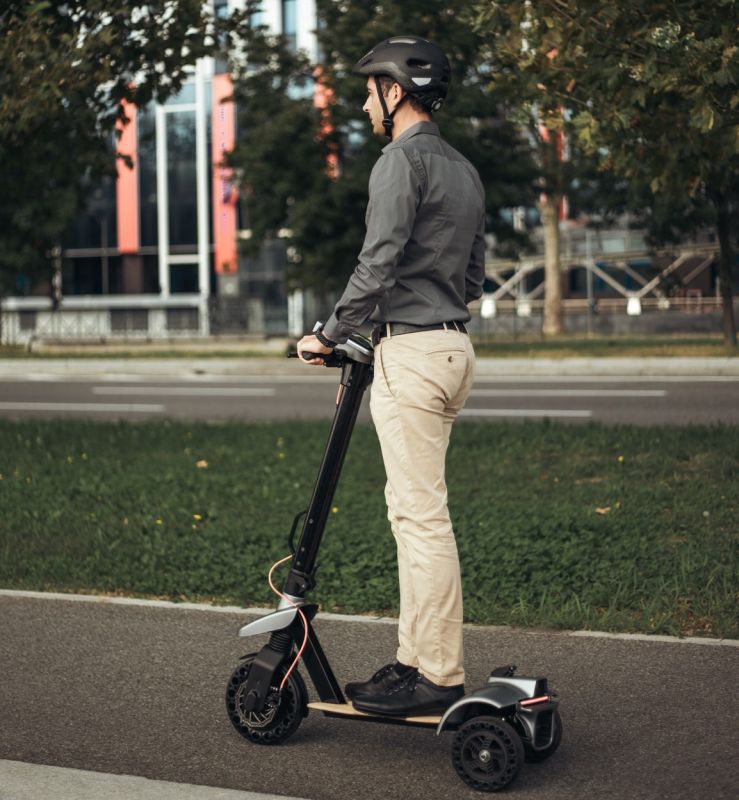 The use of E-kick scooters is (still) very limited
